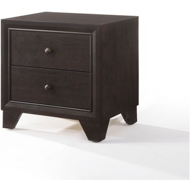 Madison 2-Drawer Nightstand in Espresso