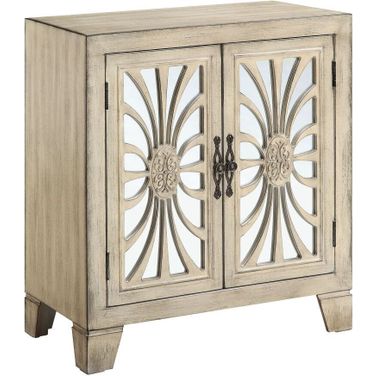 Acme Nalani Console Table In Antique White