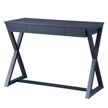 Acme Nalo Writing Desk In Charcoal Finish