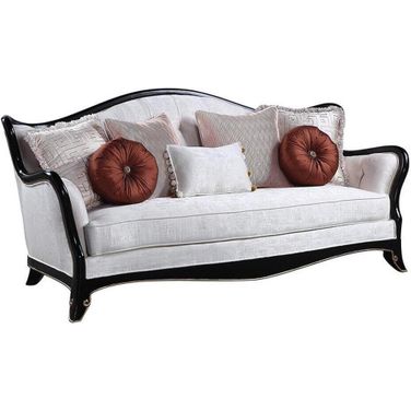 Acme Nurmive Sofa With 7 Pillows