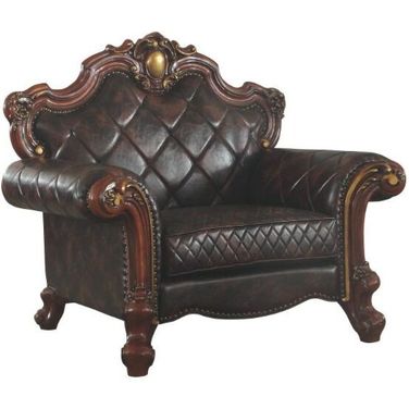 Picardy Chair With 1 Pillow In Dark Brown