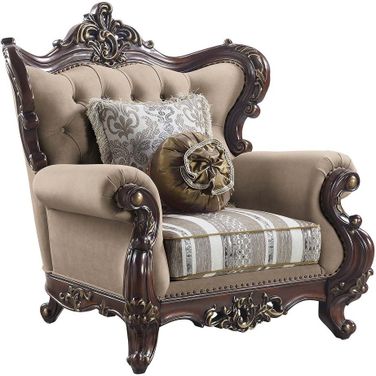 Acme Ragnar Chair With 2 Pillows