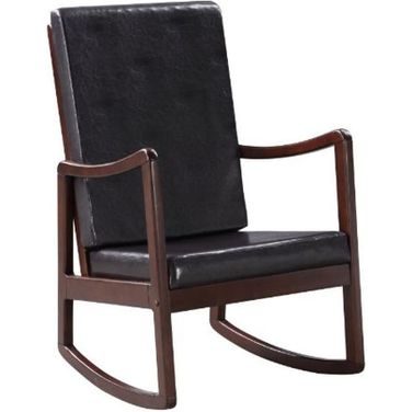 Acme Raina Rocking Chair In Espresso Finish