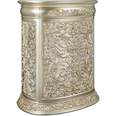 Acme Sorina Chest In Antique Gold Finish