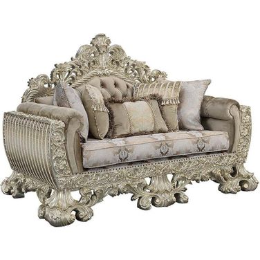 Acme Sorina Loveseat With 5 Pillows