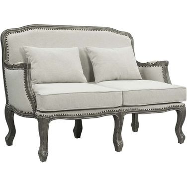 Acme Tania Loveseat With 2 Pillows