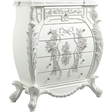 Acme Vanaheim Chest In Antique White Finish