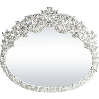 Acme Vanaheim Mirror In Antique White Finish BD00673