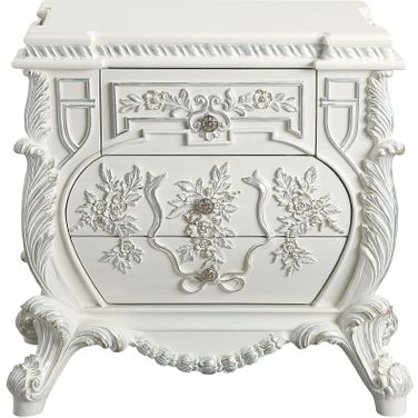 Acme Vanaheim Nightstand In Antique White Finish