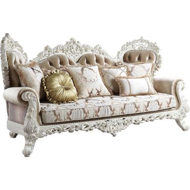 Acme Vanaheim Sofa With 7 Pillows