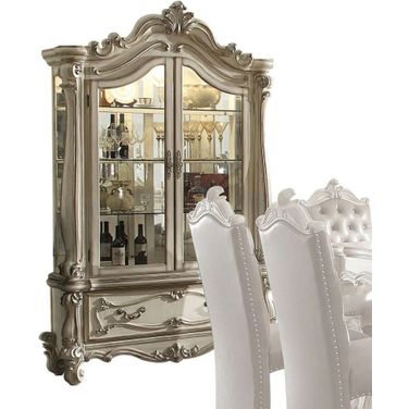 Acme Versailles Curio in Bone White 61153
