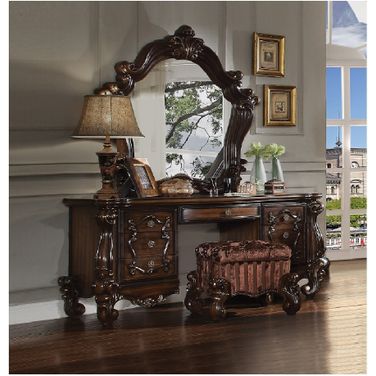 Acme Versailles Mirror in Cherry Oak