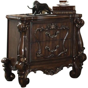 Acme Versailles Nightstand in Cherry Oak