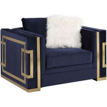 Acme Virrux Chair With 2 Pillows