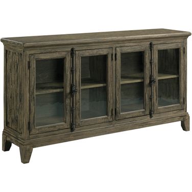 Alma Four Door Accent Console In Toffee