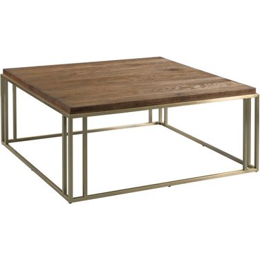Brighton Square Coffee Table In Cacao