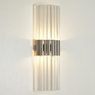 Acrylic Sconce In Nickel