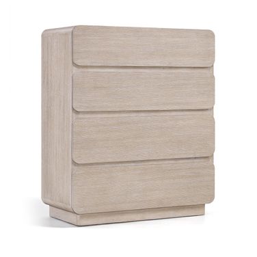 Adagio Solid Wood and Oak Veneer Chest In Natural