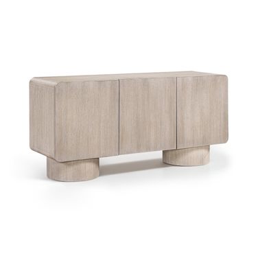 Adagio Solid Wood and Oak Veneer Sideboard In Natural