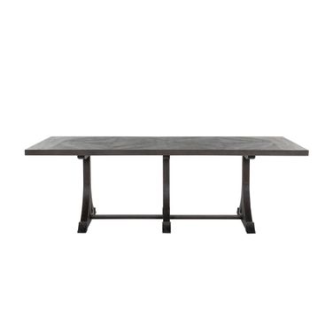 Adams Dining Table In Cerused Forest Black