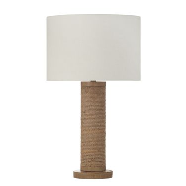 Adams Table Lamp In Natural Rope