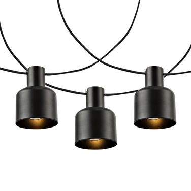 Adaner Led Outdoor String Lights in Black