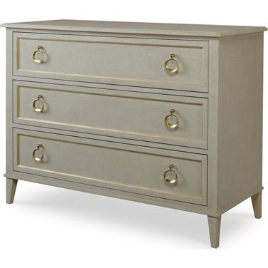 Addie Chest In Cream and Gold