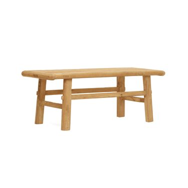 Adelaide Reclaimed Elm Wood Coffee Table In Natural