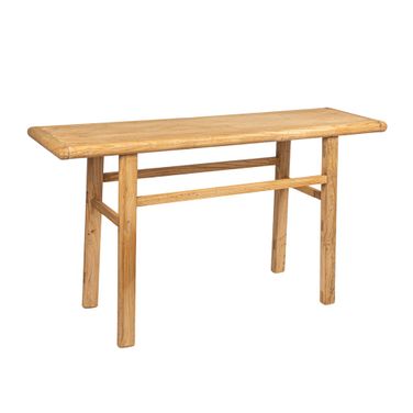 Adelaide Reclaimed Elm Wood Console Table In Natural
