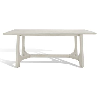 Adelee Wood Rectangle Dining Table In White Wash