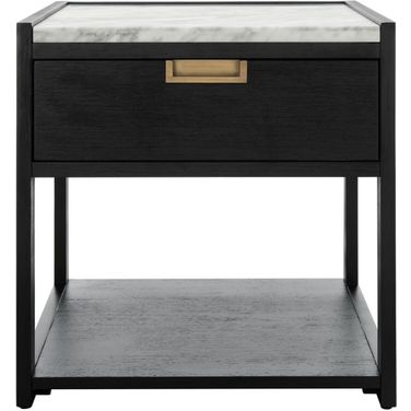 Adeline 1 Drawer Nightstand In Black