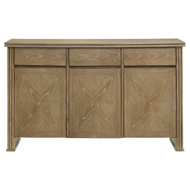 Adina 2-Door 59 Inch Sideboard Server In Distressed Light Brown