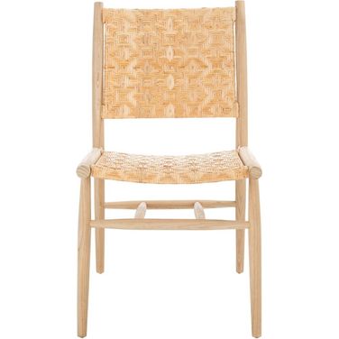 Adira Rattan Dining Chair Set of 2 in Natural