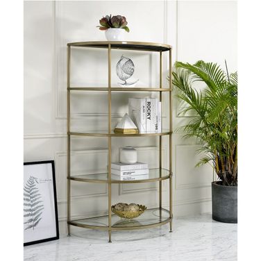 Aditya Rack In Mirror and Antique Brass