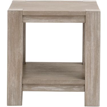 Adler End Table In Natural Gray