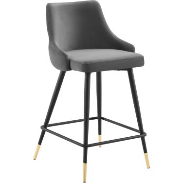 Adorn Performance Velvet Counter Bar Stool