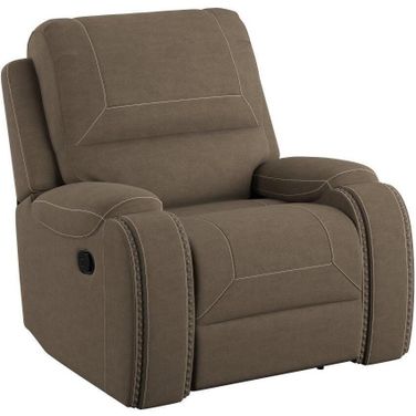 Adrian Swivel Gliding Recliner In Walnut Brown