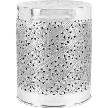 Adrien Silver End Table