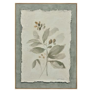Adventurous Flowers on Paper I Canvas Wall Art In Multi