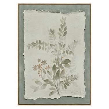 Adventurous Flowers on Paper II Canvas Wall Art In Multi
