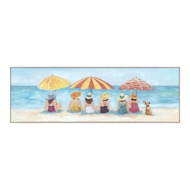 Adventurous Gather in the Shade Canvas Wall Art In Multi