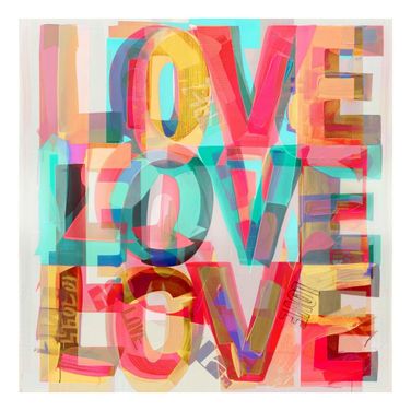 Adventurous Love Modern Gloss Canvas Art Canvas Wall Art In Multi