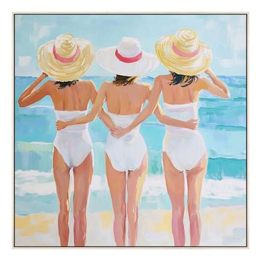 Adventurous Three Sisters Canvas Wall Art In Multi