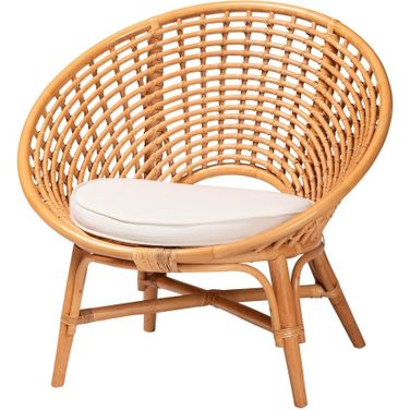 Aerin Accent Chair In Honey