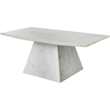 Aero Banswara Marble Cocktail Table In White