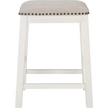 Aero Counter Stool Set of 2 in White