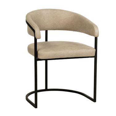 Aero Modern Dining Chair In Oatmeal