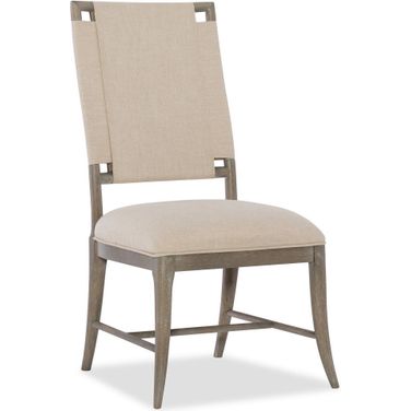 Affinity Gray Upholstered Side Chair Set of 2