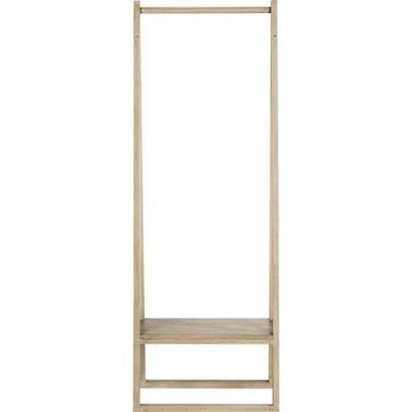Afia Light Grey 67 Inch Retro Mid Century Coat Rack