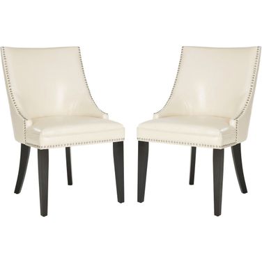 Afton Flat Cream Dining Chair Set of 2
